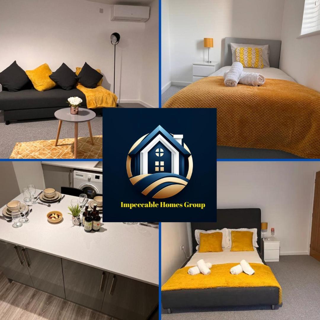 Superb Modern Flat In Northampton, Parking &Ev Apartman Kültér fotó